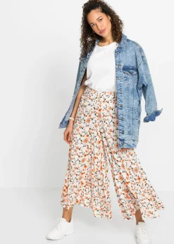 Mujer bonprix bonprix Pantalón Palazzo de viscosa fluida