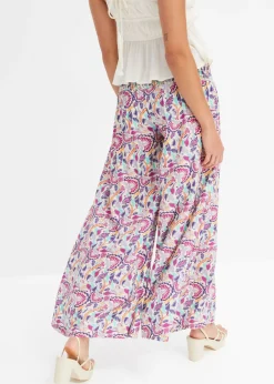 Mujer bonprix bonprix Pantalón Palazzo de viscosa fluida