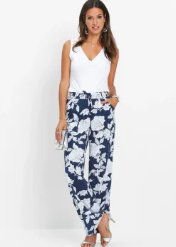 Mujer bonprix bonprix Pantalón Palazzo de viscosa fluida