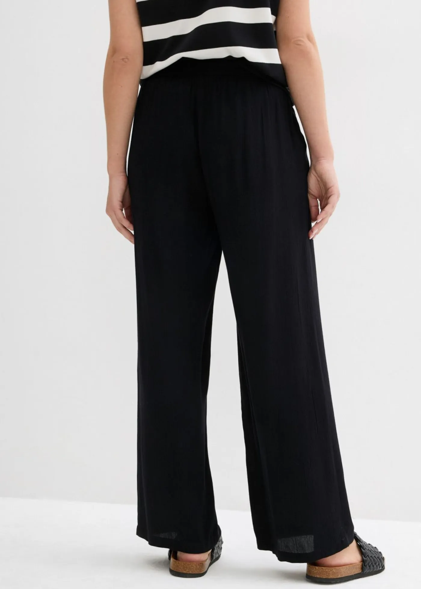 Mujer bonprix bonprix Pantalón Palazzo de viscosa suave