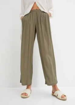 Mujer bonprix bonprix Pantalón Palazzo de viscosa suave
