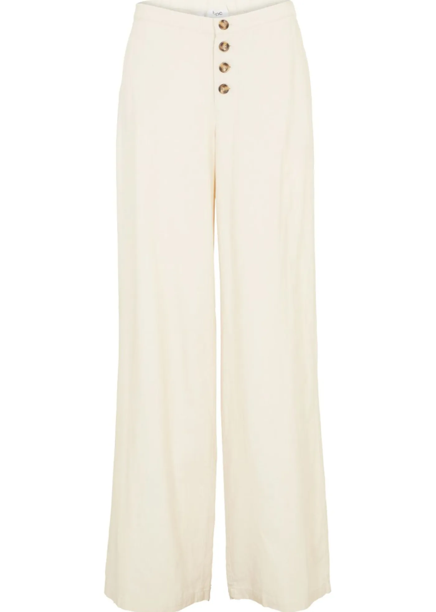 Mujer bonprix bonprix Pantalón palazzo largo con lino