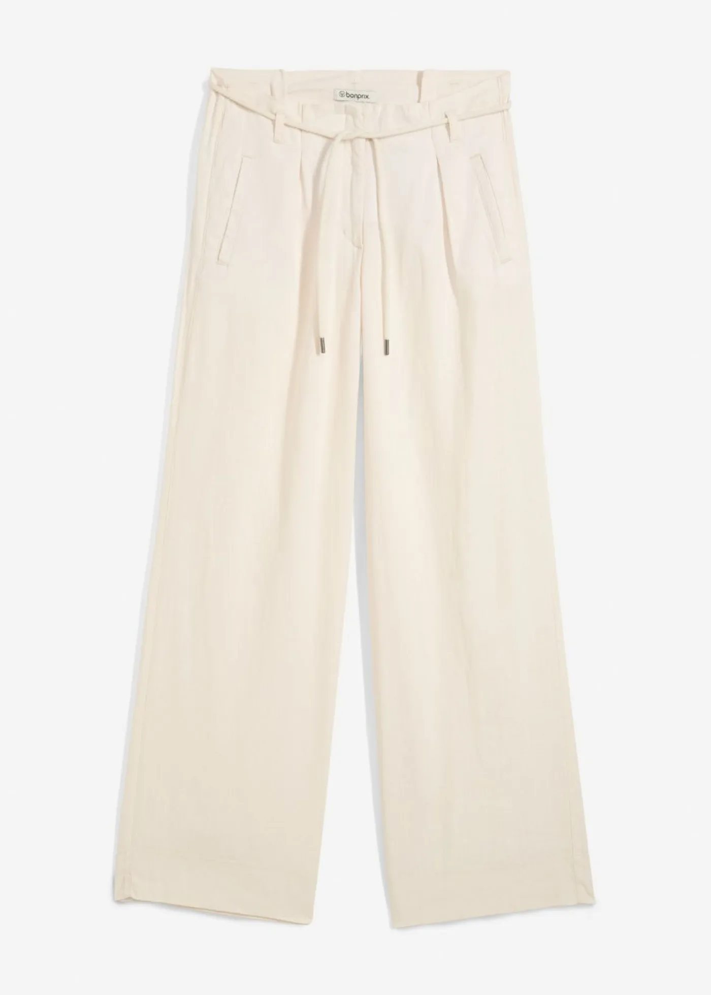 Mujer bonprix bonprix Pantalón paperbag de ligera mezcla de lino