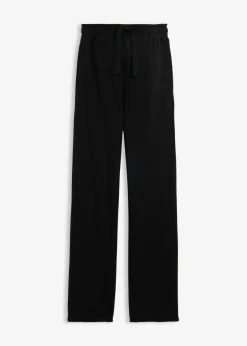 bonprix bonprix Premamá>Pantalón premamá de algodón orgánico puro con dobladillo ajustable Negro