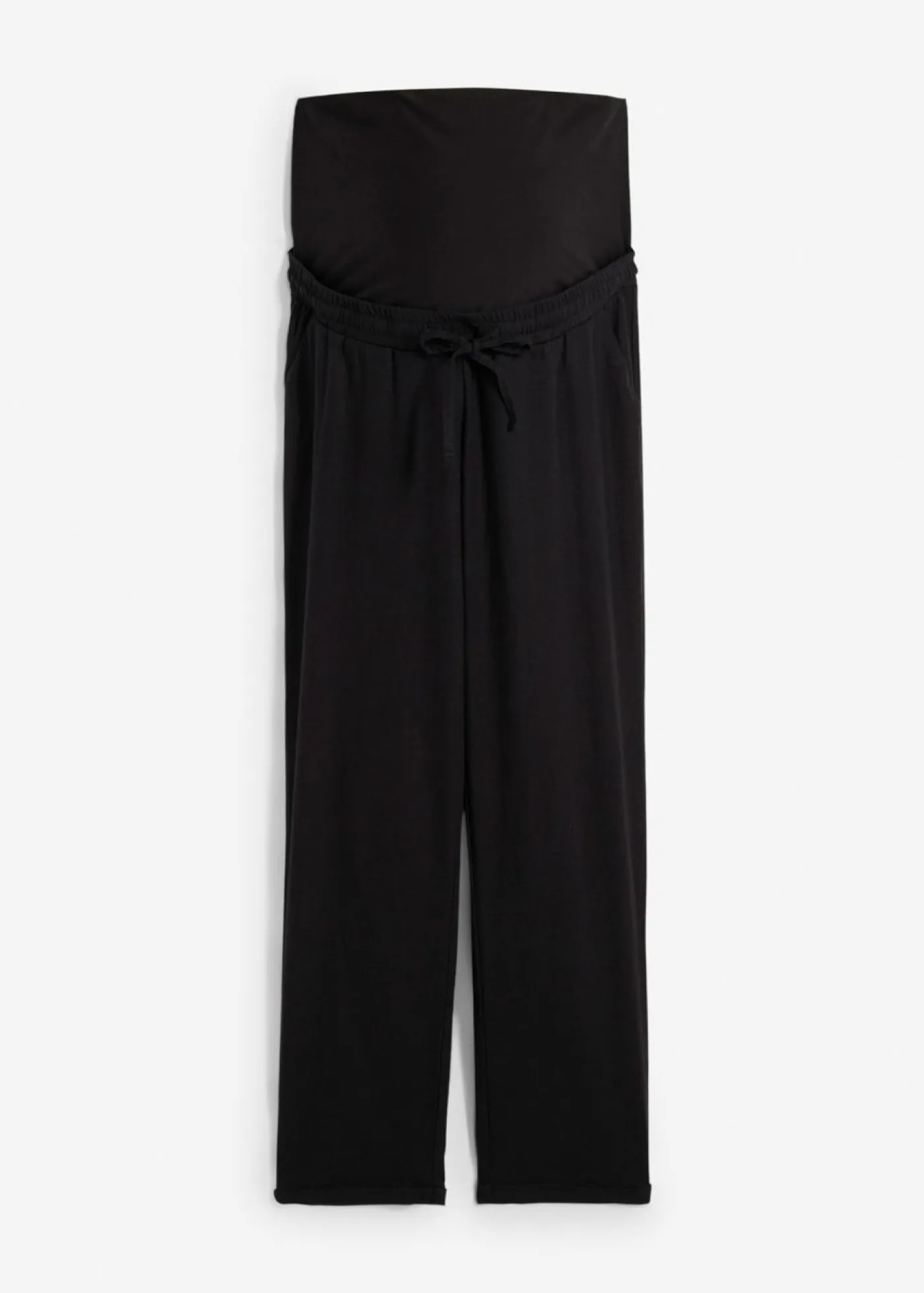 bonprix bonprix Premamá>Pantalón premamá de lino con pernera recta Negro