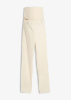 bonprix bonprix Premamá>Pantalón premamá elástico con pernera acampanada Crudo