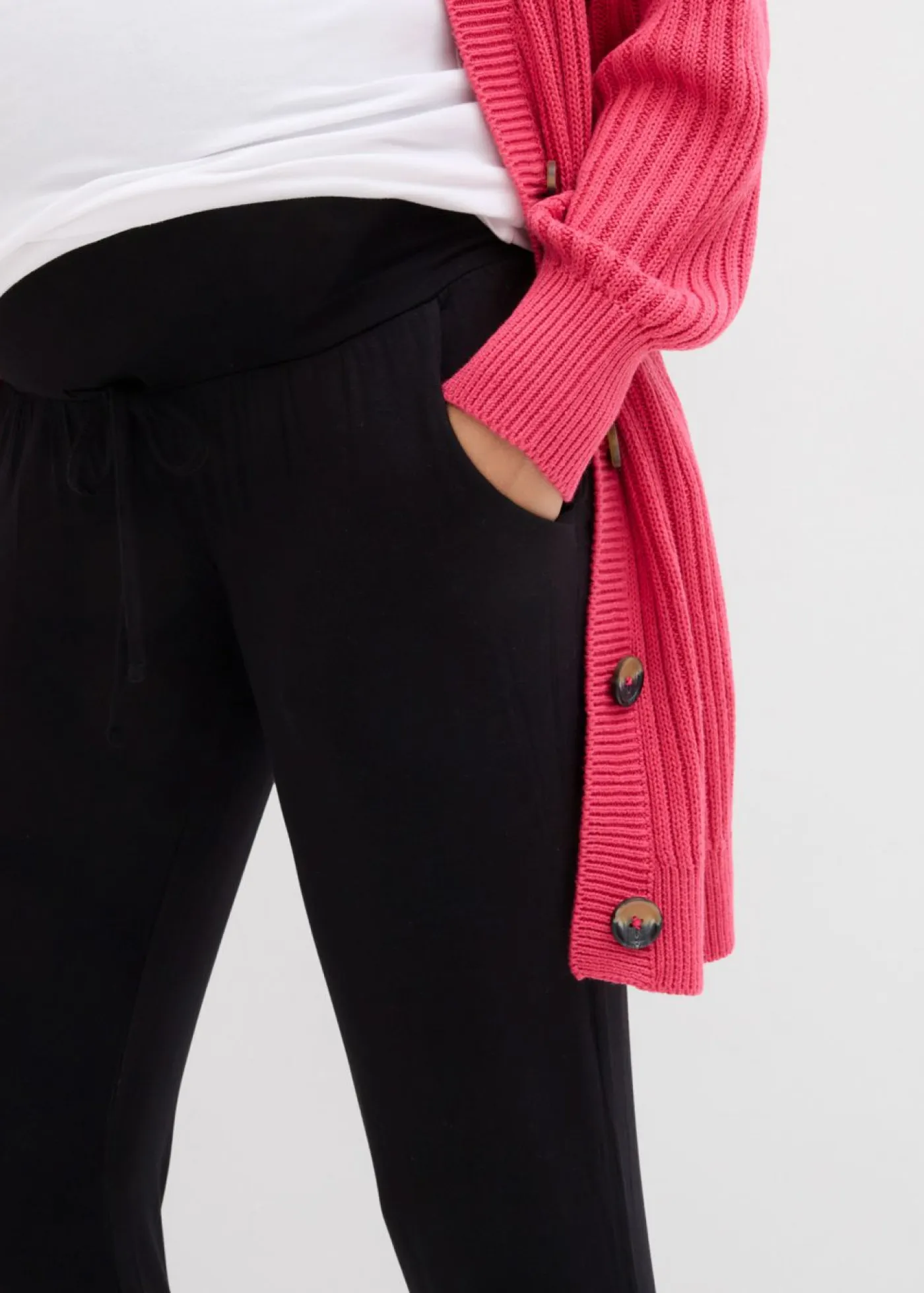 bonprix bonprix Premamá>Pantalón premamá para durante y después del embarazo Negro