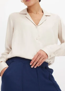 Mujer bonprix bonprix Pantalón sin cierre con ribete