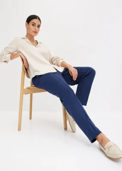 Mujer bonprix bonprix Pantalón sin cierre con ribete