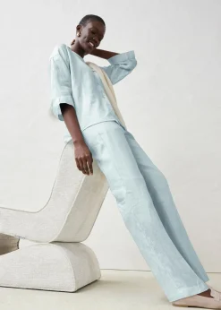 Mujer bonprix bonprix Pantalón sin cierre de lino puro