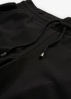 bonprix bonprix Pantalones|Novedades>Pantalón sin cierre de mezcla de viscosa Negro