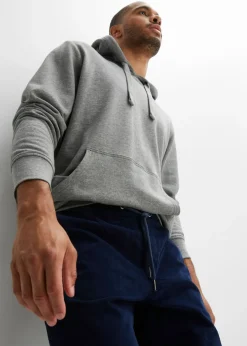 Hombre bonprix bonprix Pantalón sin cierre de pana con corte regular y recto