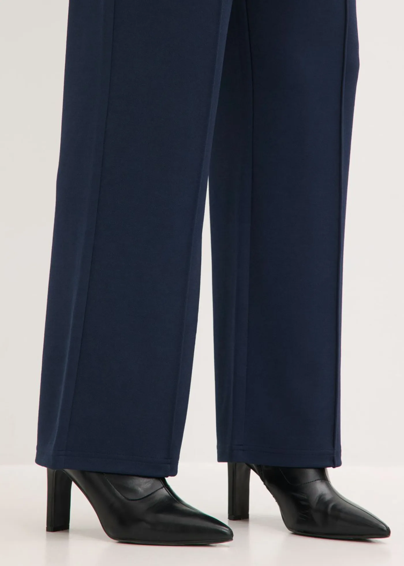 bonprix bonprix Pantalones|Novedades>Pantalón sin cierre de tejido interlock resistente Azul marino