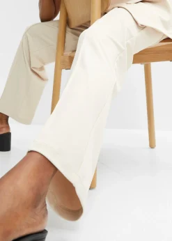 Mujer bonprix bonprix Pantalón sin cierre de tejido interlock resistente