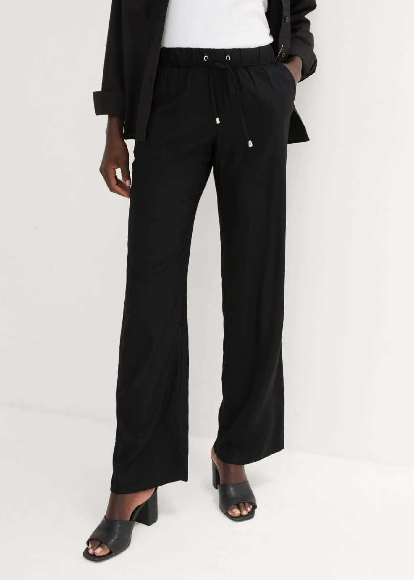 Mujer bonprix bonprix Pantalón sin cierre de viscosa