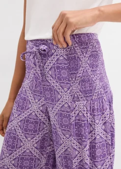 Mujer bonprix bonprix Pantalón sin cierre de viscosa fluida