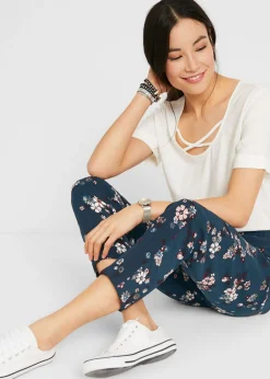 Mujer bonprix bonprix Pantalón sin cierre de viscosa sostenible