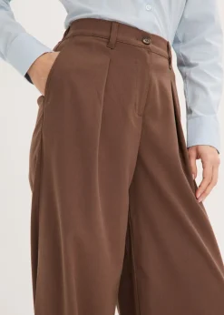 Mujer bonprix bonprix Pantalón tipo barrel con pinzas