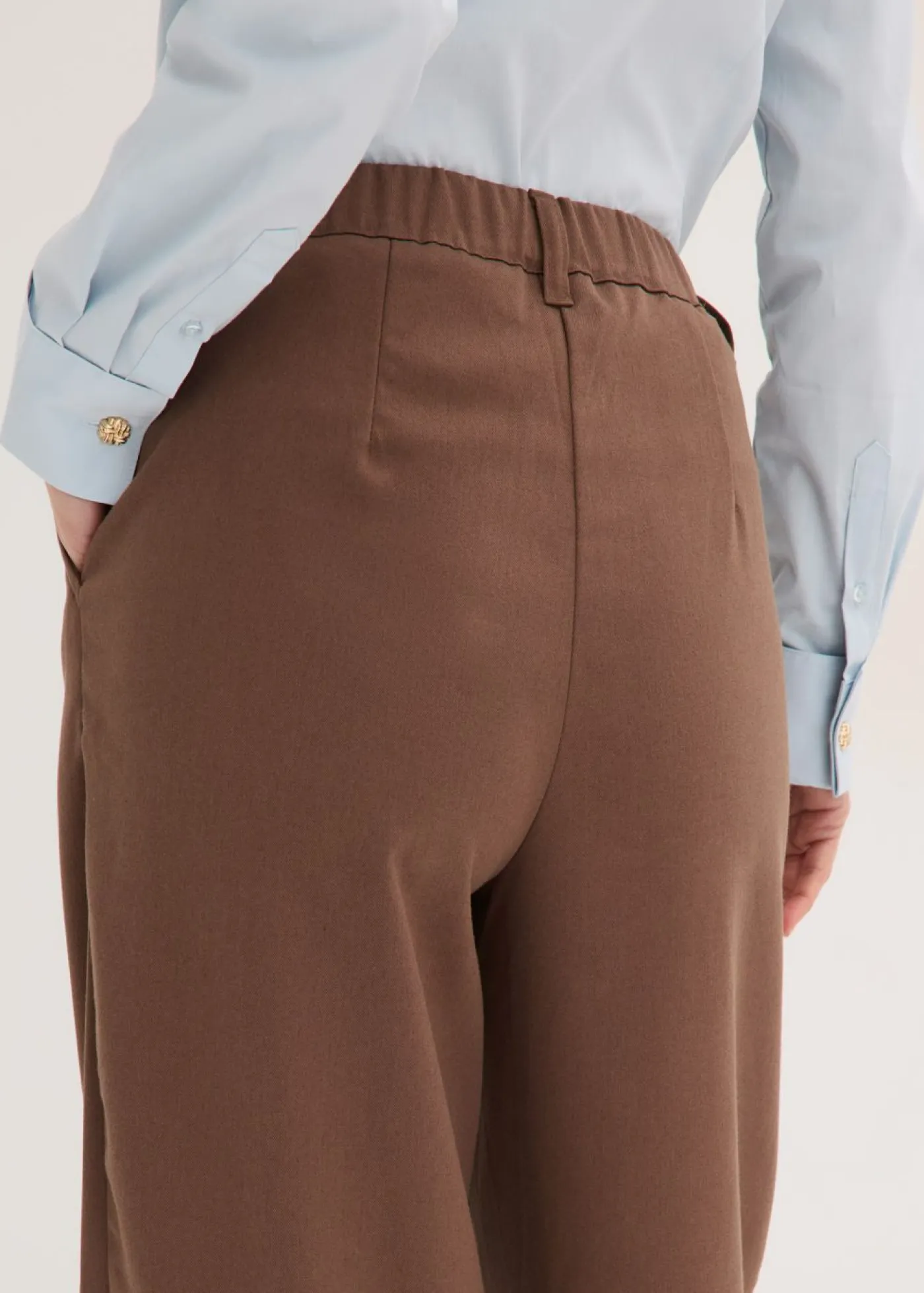 Mujer bonprix bonprix Pantalón tipo barrel con pinzas