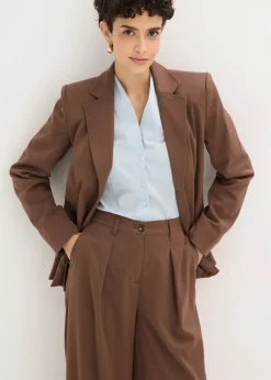 Mujer bonprix bonprix Pantalón tipo barrel con pinzas