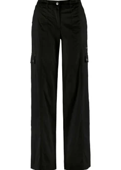Mujer bonprix bonprix Pantalón tipo cargo de algodón, mid waist