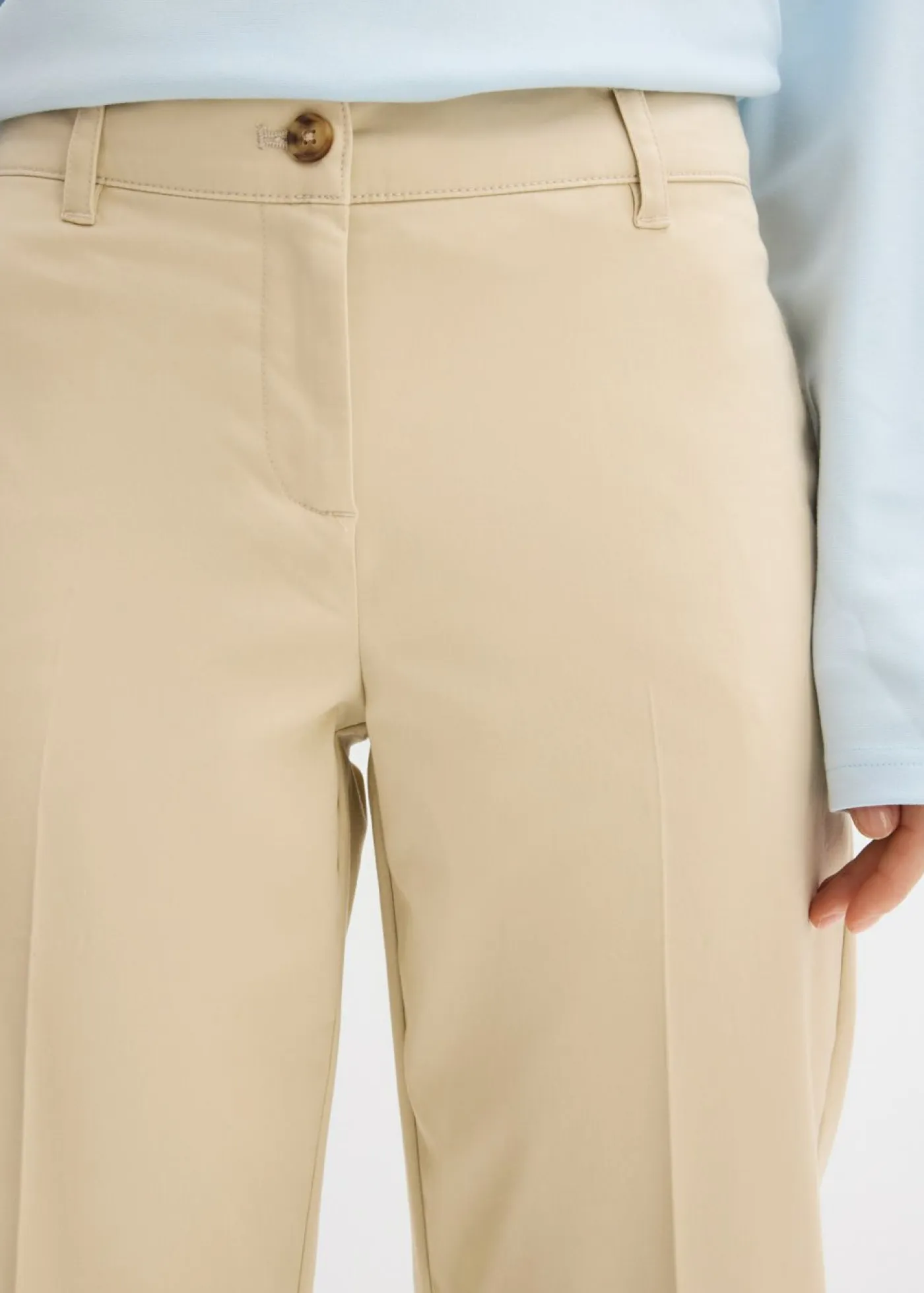 bonprix bonprix Pantalones>Pantalón tipo chino Arena claro