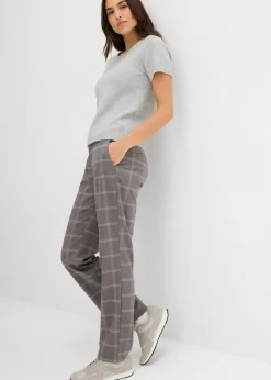 Mujer bonprix bonprix Pantalón tipo chino de cuadros