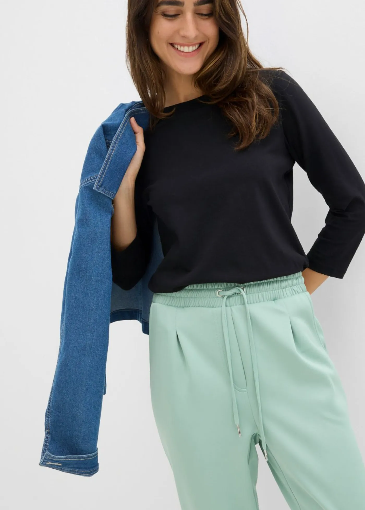 Mujer bonprix bonprix Pantalón tipo chino de neopreno