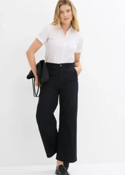 Mujer bonprix bonprix Pantalón tobillero de algodón puro