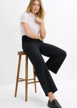 Mujer bonprix bonprix Pantalón tobillero de algodón puro