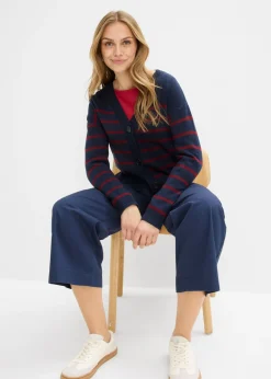 Mujer bonprix bonprix Pantalón tobillero de algodón puro