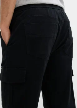 Hombre bonprix bonprix Pantalón térmico con corte relajado y diseño tapered
