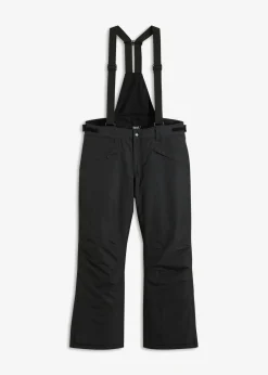 bonprix bonprix Ropa Térmica|Outdoor>Pantalón térmico impermeable con tirantes Negro