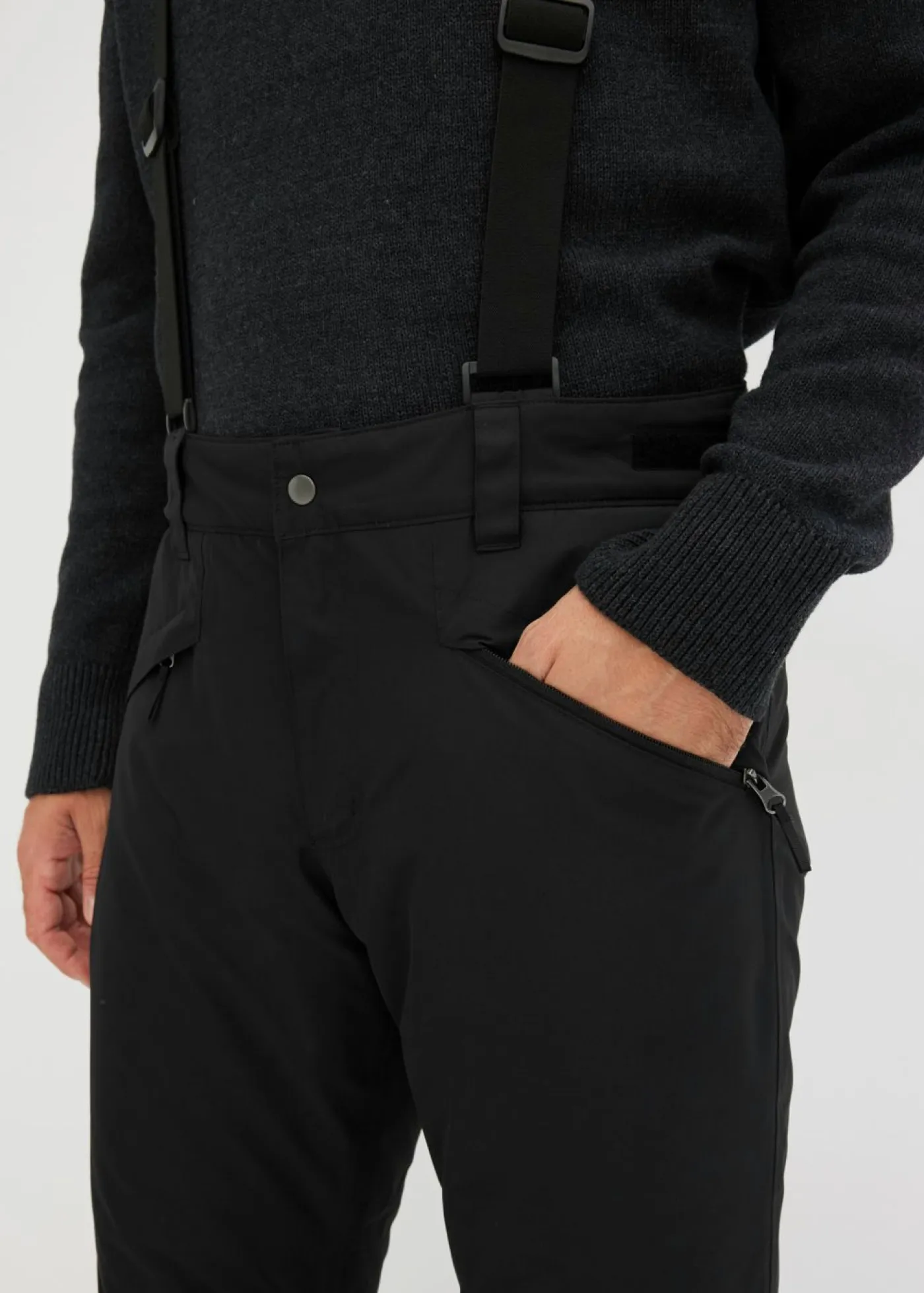 bonprix bonprix Ropa Térmica|Outdoor>Pantalón térmico impermeable con tirantes Negro