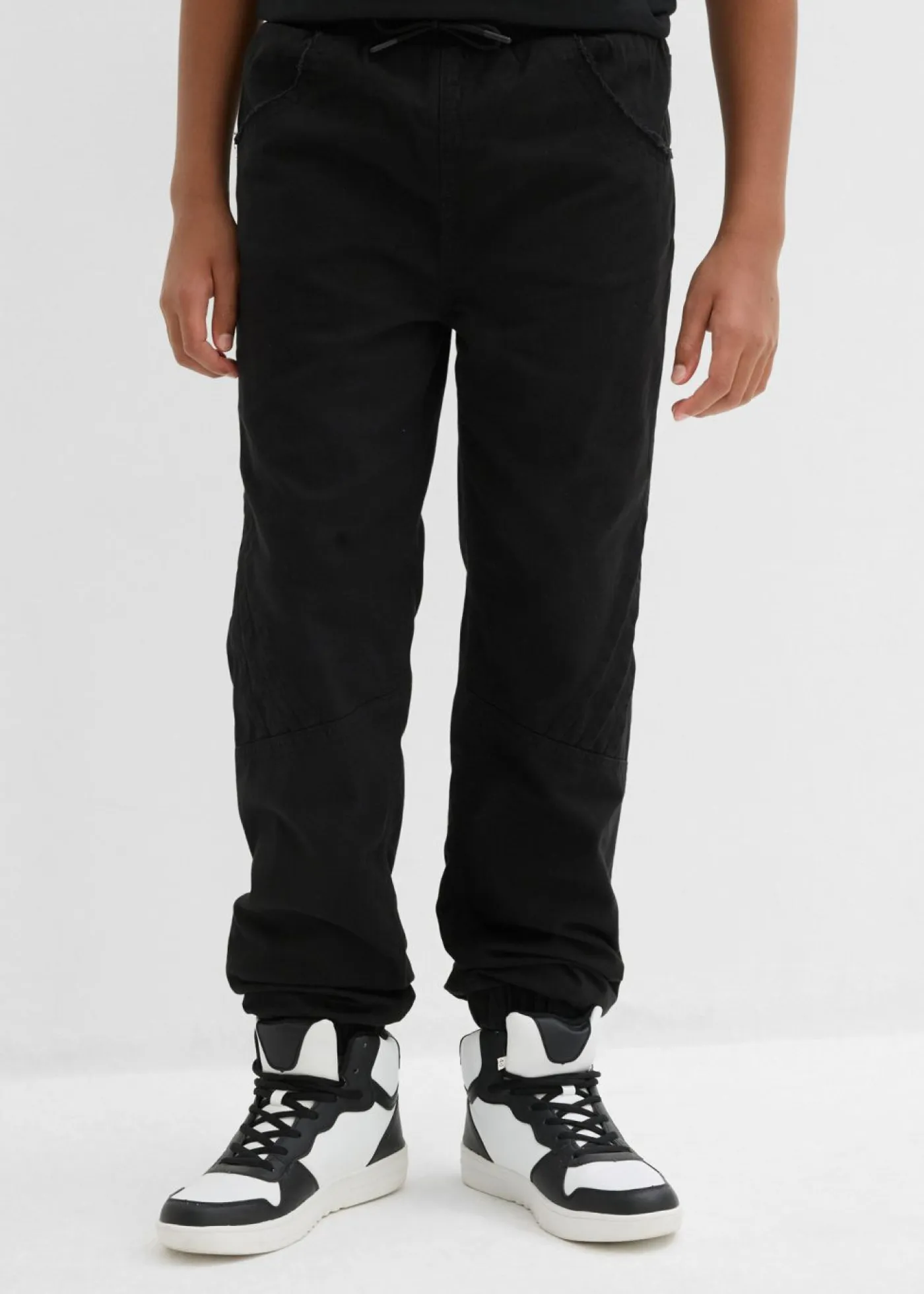 bonprix bonprix Ropa 9 A 16 Años·Pantalones|Ropa 9 A 16 Años·Chaquetas Y Ropa Outdoor>Pantalón térmico sin cierre con corte regular y forro de punto Negro