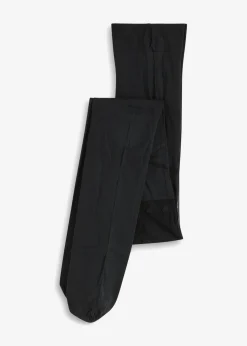 bonprix bonprix Medias, Panties Y Calcetines>Pantis de 70 den con corazones y diseño por encima de la rodilla Negro