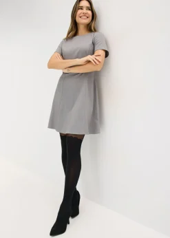 Mujer bonprix bonprix Pantis de 70 den con diseño por encima de la rodilla