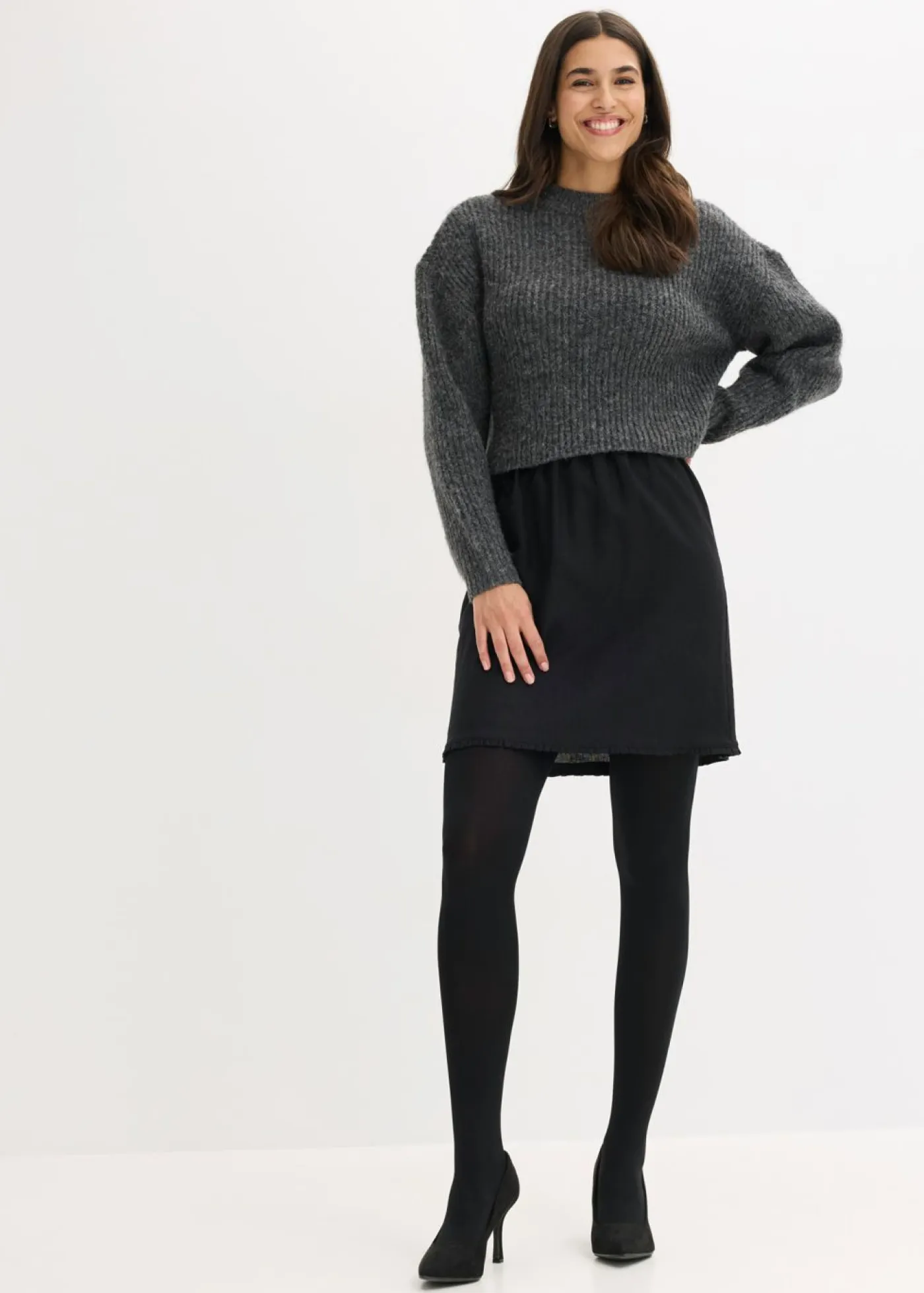 Mujer bonprix bonprix Pantis moldeadores opacos de 80 den con control de abdomen y cinturilla cómoda