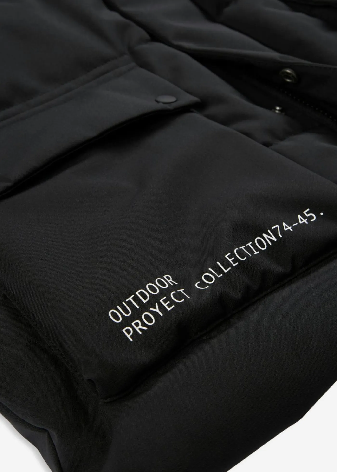 Niños bonprix bonprix Parka acolchada con detalles deportivos y capucha