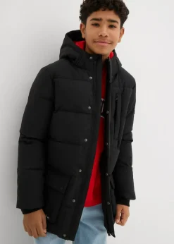 Niños bonprix bonprix Parka acolchada con detalles deportivos y capucha