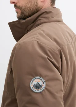 Hombre bonprix bonprix Parka acolchada con forro polar y capucha desmontable