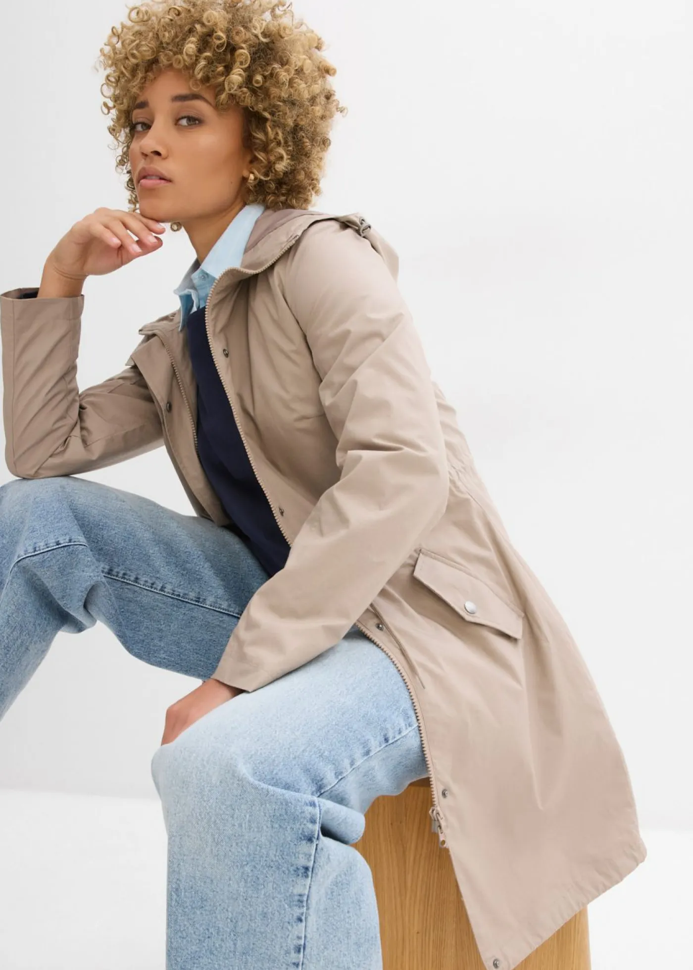 Mujer bonprix bonprix Parka con capucha