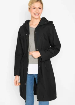 bonprix bonprix Chaquetas Y Abrigos>Parka con capucha Negro