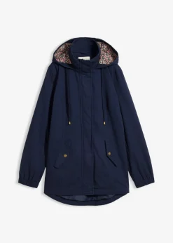 Mujer bonprix bonprix Parka de entretiempo de algodón con capucha estampada
