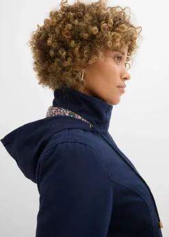 Mujer bonprix bonprix Parka de entretiempo de algodón con capucha estampada
