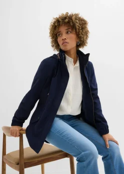 Mujer bonprix bonprix Parka de entretiempo de algodón con capucha estampada