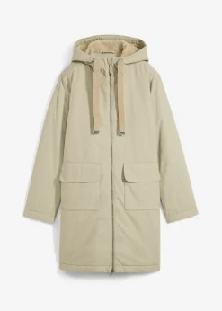 Mujer bonprix bonprix Parka de invierno ancha, con capucha y forro polar