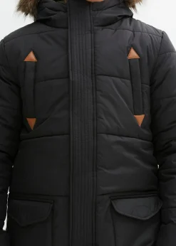 Niños bonprix bonprix Parka de invierno con detalles de piel sintética y capucha de pelo