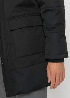 Hombre bonprix bonprix Parka de invierno con forro de peluche y capucha desmontable