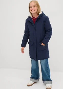 Niños bonprix bonprix Parka de invierno con forro de peluche, repelente al agua
